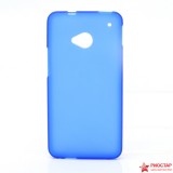 Полимерный TPU Чехол Для HTC One (Голубой)